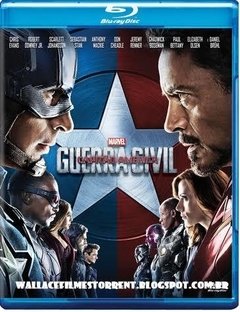 Capitão América: Guerra Civil 2016 Blu-ray Dublado Legendado