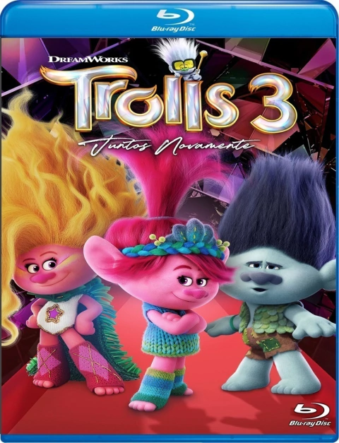 Trolls 3 Juntos Novamente (2023) Blu Ray Dublado Legendado