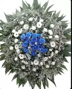 COROA COM ROSAS (Tamanho P,M,G ) Cod. 45821)