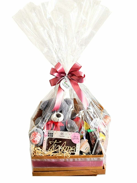 Cesta Com Chandon e chocolates - comprar online