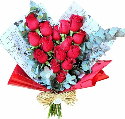 Buquê 15 Rosas cod-401 - comprar online