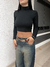 Remera basic polera - black - comprar online