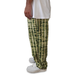 Calça Street Abstract Dyed Verde na internet