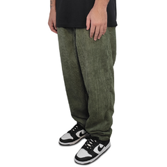 Calça Baggy Veludo Olive