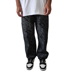 Calça Paisley Print Preta - comprar online