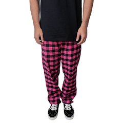 Calça Street Xadrez Rosa - comprar online