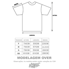 Camiseta No Hype Y2K Oversized Branca na internet