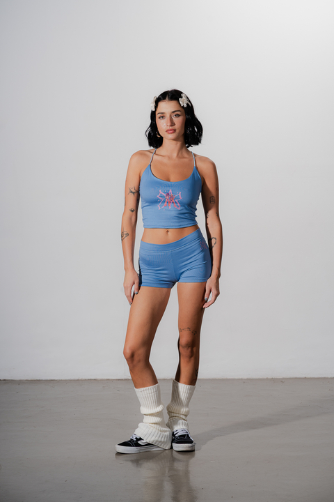 short mariposa celeste - comprar online