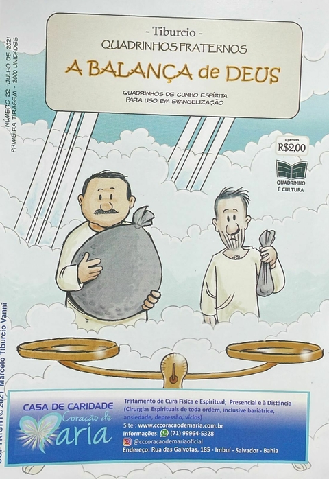 QUADRINHOS FRATERNOS - BALANÇA DE DEUS, A