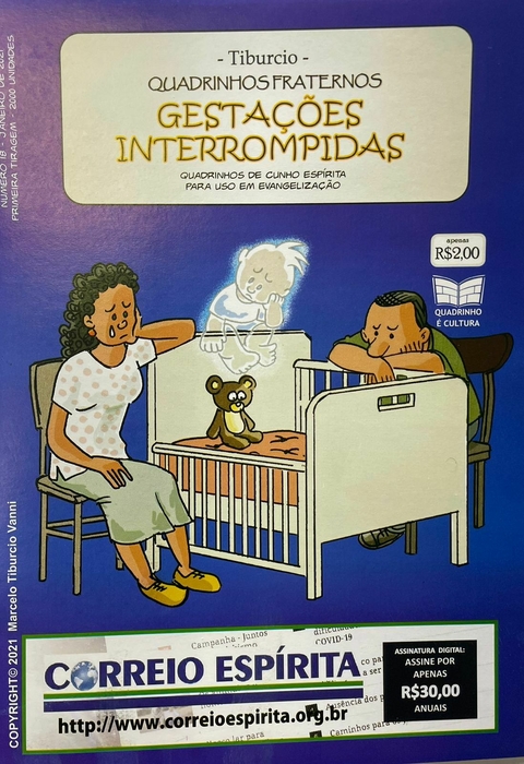 QUADRINHOS FRATERNOS - GESTAÇÕES NTERROMPIDAS