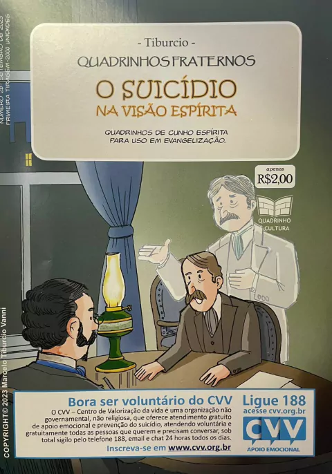 QUADRINHOS FRATERNOS - SUICÍDIO NA VISÃO ESPÍRITA, O