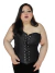 Corset encaje Autumn negro Plus Size