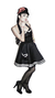 Vestido pin up mujer Audrey indumentaria gotica ropa gotica