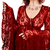 Vestido gotico mujer Nebula rojo indumentaria gotica ropa gotica