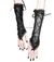 Guantes goticos terciopelo Dementia mitones goticos encaje
