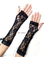 Guantes goticos encaje Polaris mitones goticos encaje