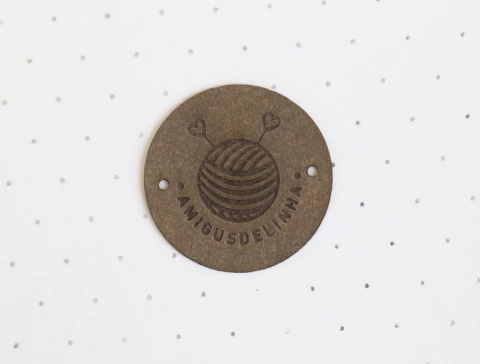 Etiqueta Zetex Chocolate (Quadrada ou Redonda)