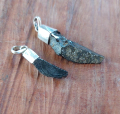 Dije de Shungita en plata 925