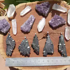 Cianita Negra ´Escoba de Bruja”