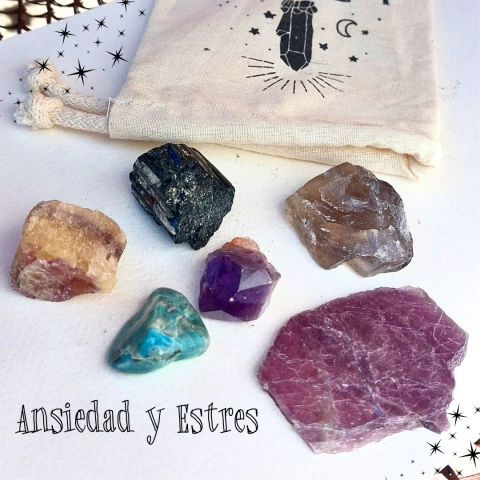 Kit de Cristales para la Ansiedad y el Estrés