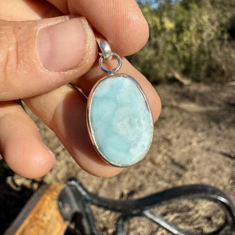 Larimar en plata 925 - comprar online