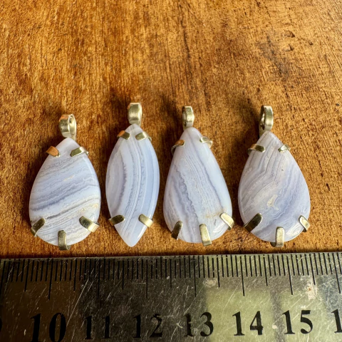 Ágata de encaje Azul - comprar online