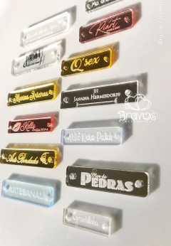 Plaquinha de Acrílico palito. - comprar online