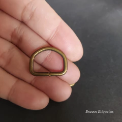 Meia argola 15 mm 10 unidades