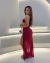 Trijunto Biquíni Top Cropped e Vestido Tule | Sorelle Vinho na internet