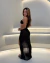 Trijunto Biquíni Top Cropped e Vestido Tule | Sorelle Preto na internet