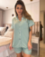 Pijama Americano Curto | Verde Menta - comprar online