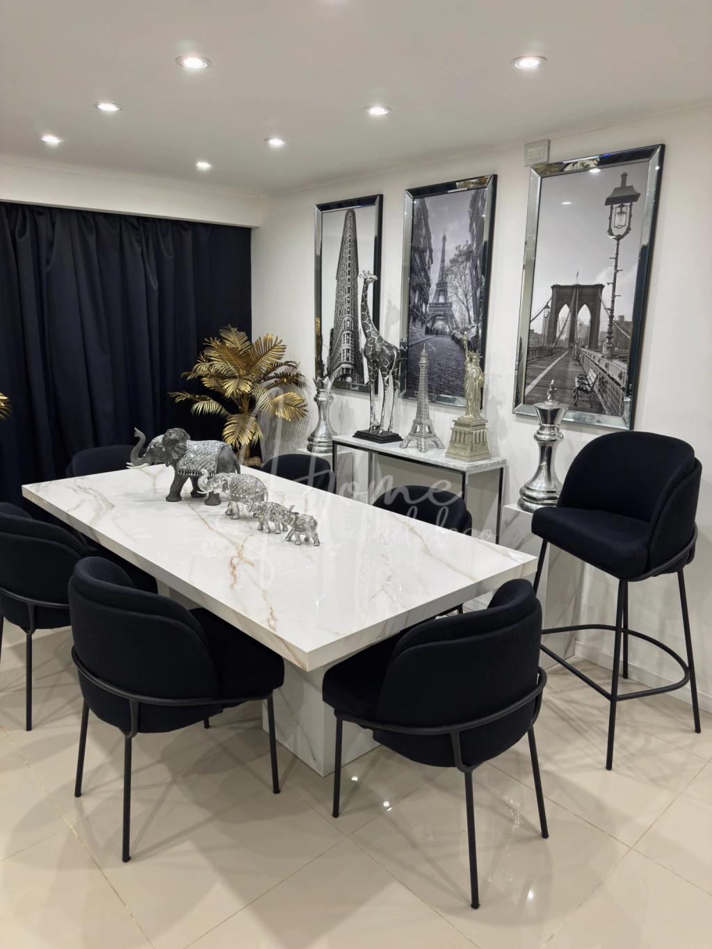 Combo Mesa piedra sinterizada + 6 SILLAS Italy