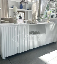 Rack bahiut Varillado White - comprar online