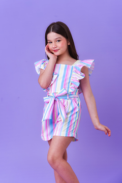 Conjunto Infantil Candy Color Arco-íris Unicórnio - loja online