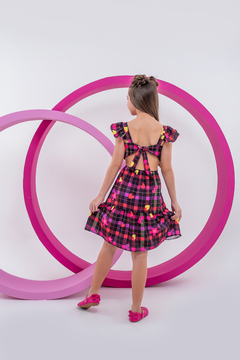 Vestido infantil coração - comprar online