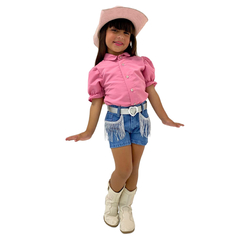 Conjunto Boiadeira Ana Castela blusa + shorts + cinto - comprar online