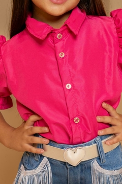 Conjunto Boiadeira Ana Castela blusa+ shorts + cinto - loja online