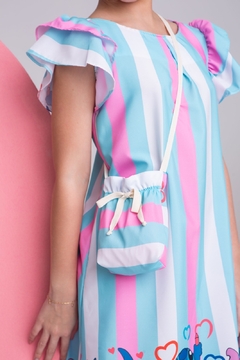 Vestido infantil + bolsinha Lilo e Stitch na internet