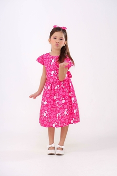 Vestido + laço de cabelo Barbie