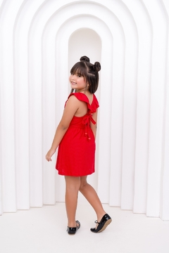 Vestido infantil Laise amarração - loja online
