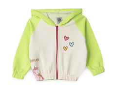 Imagem do CONJUNTO FEMININO INFANTIL UNICÓRNIO CORAÇÕES VERDE
