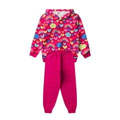 Conjunto moletom infantil menina Collor colorido - comprar online