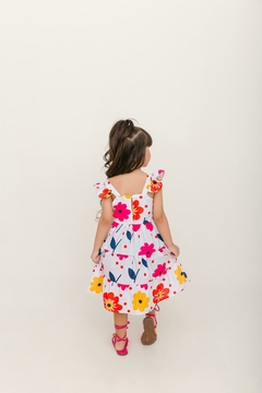 Vestido infantil Floral - Flor e Liz Boutique