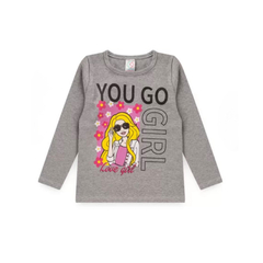 Conjunto Menina Meia Estação Juvenil You Go Girl Mescla - comprar online