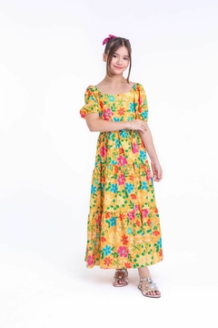 Vestido infantil juvenil flora verão na internet