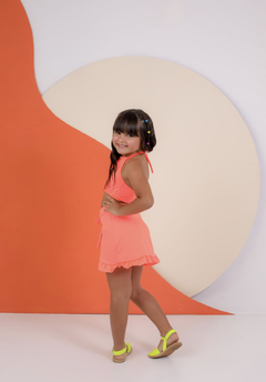 Biquíni neon infantil juvenil + saída de praia - loja online
