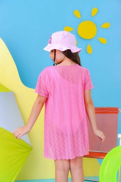 Imagem do Maiô infantil + saída de praia + chapéu Lilo e Stitch
