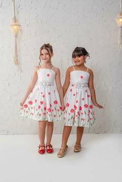 Vestido luxo + cinto roupa - Flor e Liz Boutique