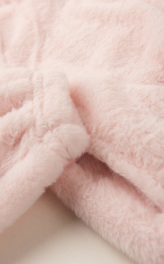 Casaco blusa infantil inverno plush pelúcia menina rosa bebê - Flor e Liz Boutique