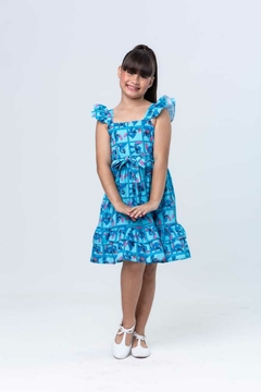 Vestido infantil Lilo e Stitch - Flor e Liz Boutique